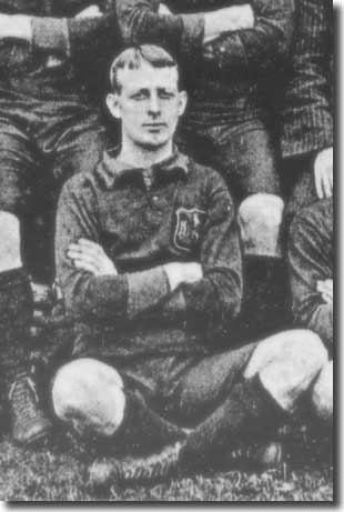 Fred Hargraves in a City line up in 1905