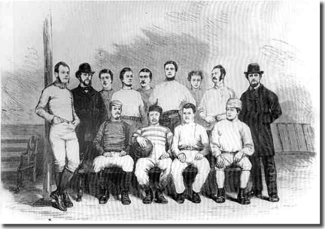 Sheffield FC - the oldest known football club.  They came in the 19th Century to educate the savages of Leeds