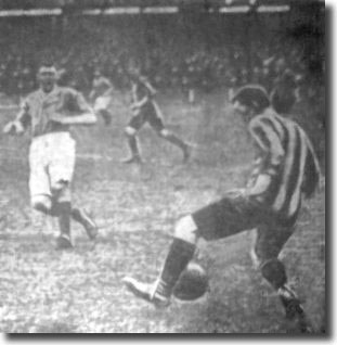 Hull City's Neve prepares to take on City full-back John Watson during the clash at Anlaby Road in September - Leeds lost 3-1