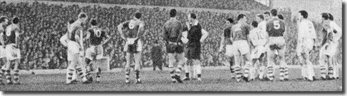 The match against Preston at Elland Road was one of the most ill tempered games in a confrontational season with the referee stopping the action to lecture the players