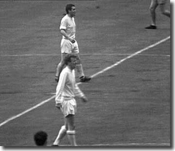 Try as they might, Bobby Collins and Billy Bremner just could not get Leeds going