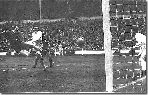 Ian St John scores Liverpool’s winner