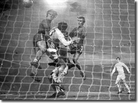 David Webb scores the winner in the 1970 Cup final replay