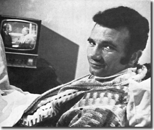 Paul Reaney recovering from his broken leg