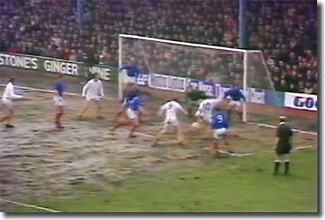 Johnny Giles fires Leeds ahead at Cardiff