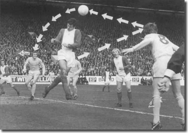 Allan Clarke and Mick Jones combine to open the scoring for United