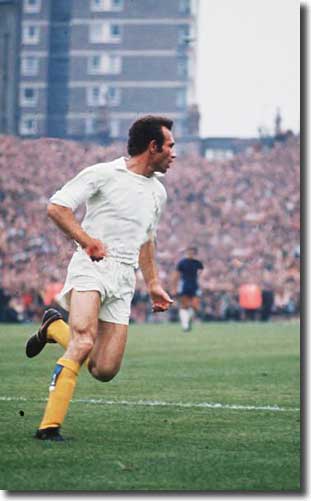 Paul Reaney in action during the defeat at Stamford Bridge