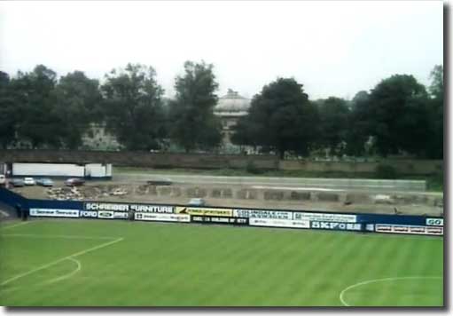 The scene at Stamford Bridge for the opening day of the 1972/73 season with the old East Stand gone