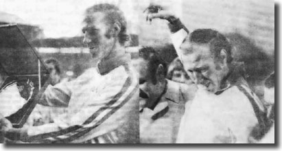 Jack Charlton before his testimonial match