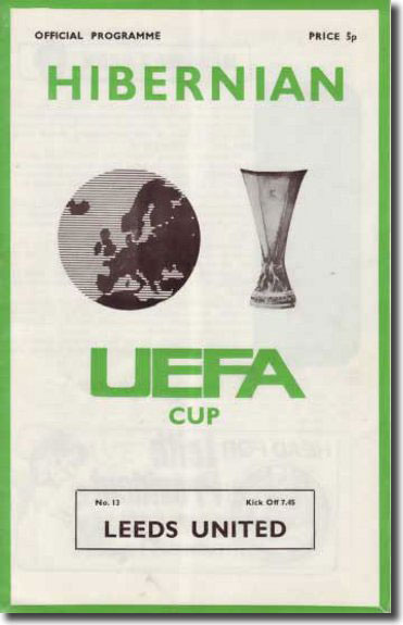 The programme from the game