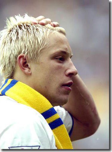Alan Smith after the draw at home to Charlton in May 2004, readying for his move to Old Trafford
