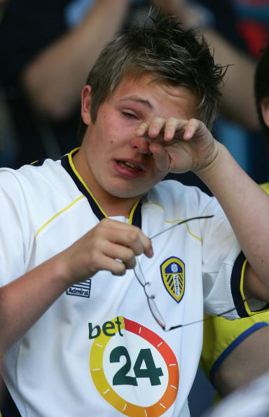 A day for tears as Leeds drop into the third tier for the first time in their history