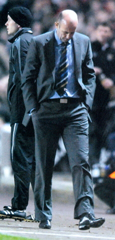 Defeat at MK Dons on 20 December 2008 spelled the end for Gary McAllister