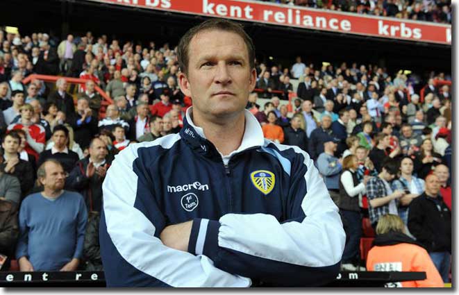 Simon Grayson watches over the exciting penultimate game of the season at The Valley