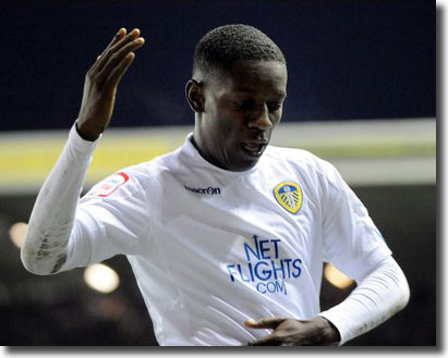 Max Gradel celebrates his second goal against QPR