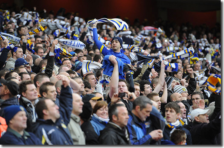 After the game, Simon Grayson paid tribute to the fantastic travelling support