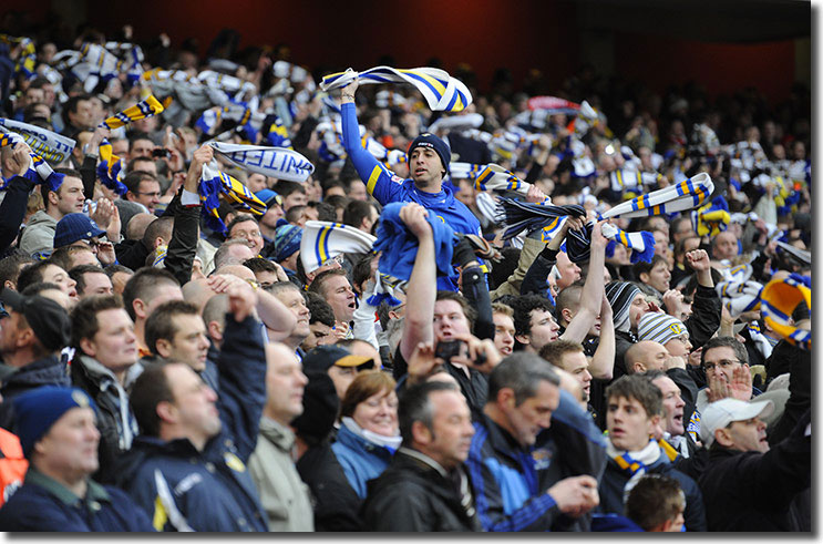 After the game, Simon Grayson paid tribute to the fantastic travelling support