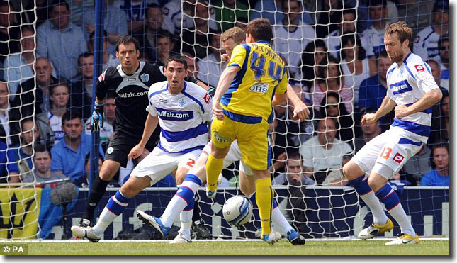 Ross McCormack's shot is deflected into the QPR net to settle the game at Loftus Road