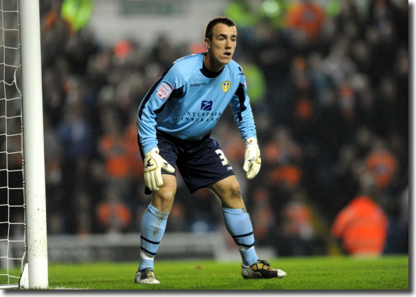 Teenage debutant Alex Cairns in action against Blackpool