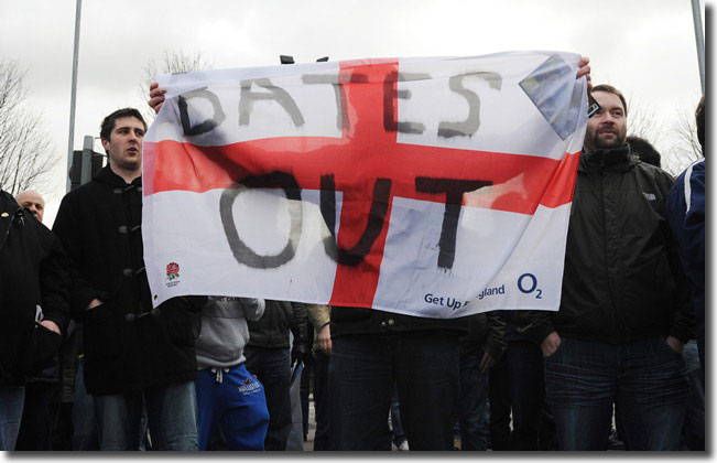 United fans show their feelings about Ken Bates on the day of the game with Ipswich on 21 January - the sale of Jonny Howson was the straw that broke the camel's back