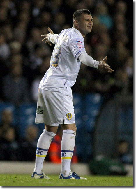 Loanee left-back Paul Robinson in action against Forest - he had been left shell shocked by the tragedy which befell his Bolton team mate Fabrice Muamba