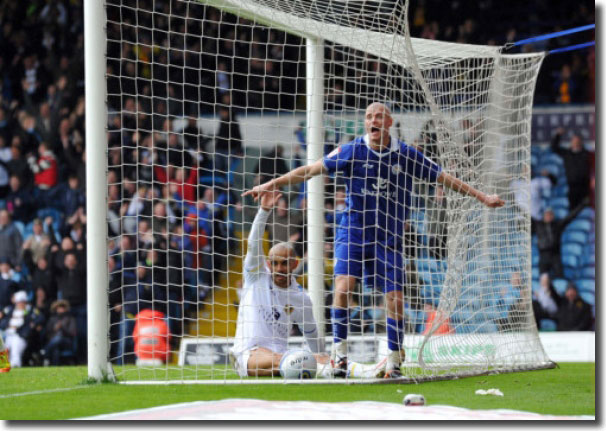 Danny Webber equalises against Leicester on 28 April