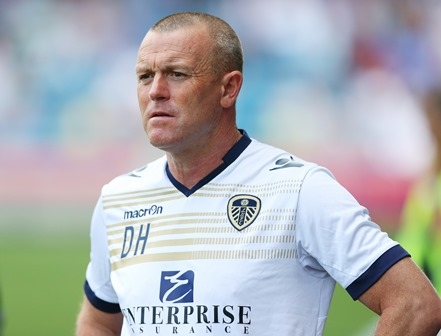 David Hockaday looks on as Leeds lose their opening game at Millwall 9 August 2014