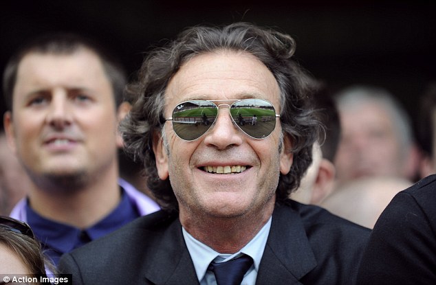 Massimo Cellino takes in the game at Brentford 27 September 2014