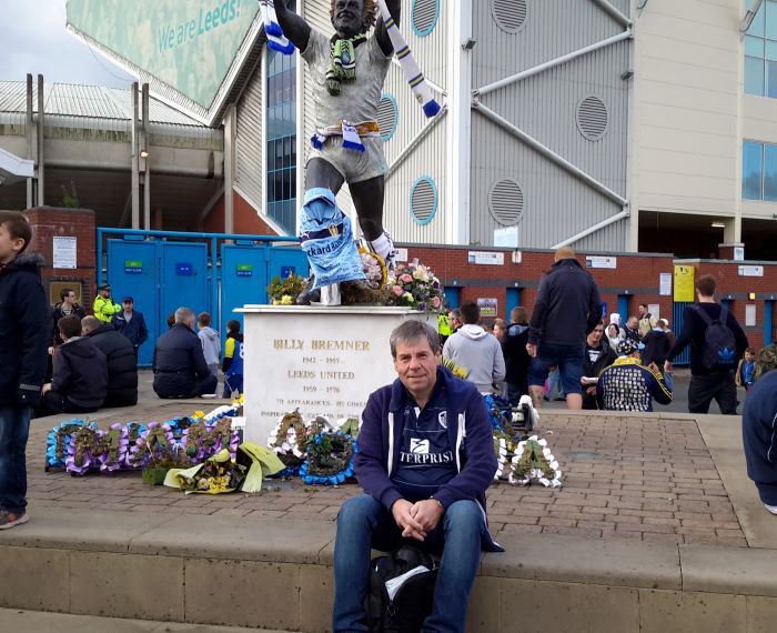 25 October 2014 - Dave Tomlinson before the game  with Wolves