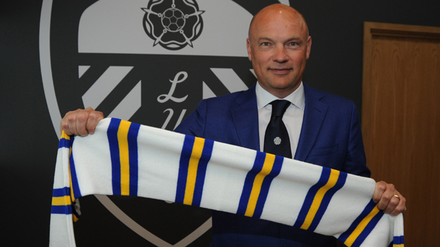 Uwe Rosler posing for the obligatory new manager shot