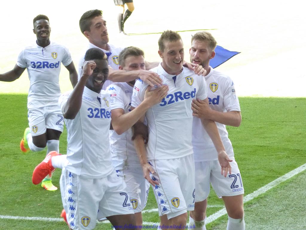 17 September 2016 - Chris Wood celebrates his penalty at Cardiff. The New Zealand international enjoyed a memorable season