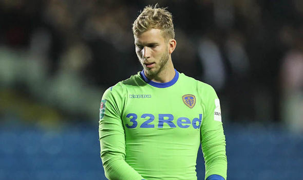 Goalkeeper Felix Wiedwald had a short and unhappy stay at Leeds