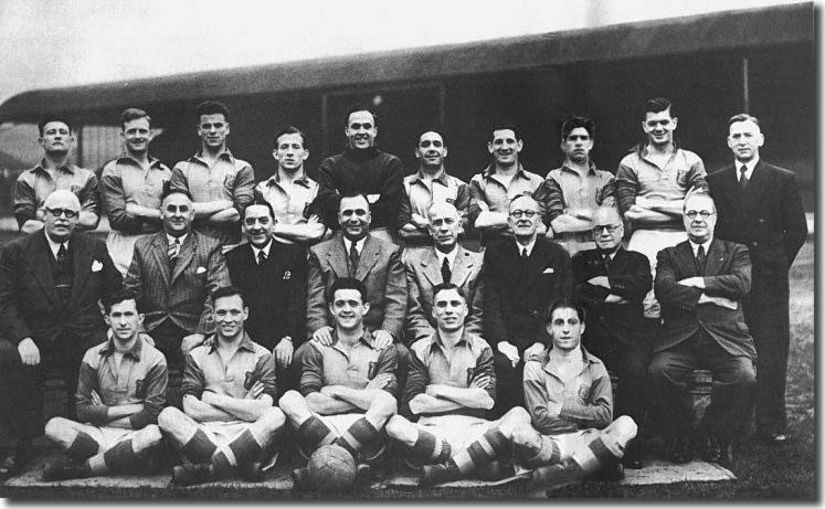 Charles is pictured third left back row in the 1949-50 Leeds squad - 1949-50 squad - Back: Ingham, McCabe, Charles, Dunn, Searson, Milburn, Burden, Kerfoot, Browning, Roxburgh (trainer). Middle: S Blenkinsop (director), H Marjason (director), P Woodward (Vice Chairman), Sam Bolton (Chairman), Major Frank Buckley (manager), J Bromley (director), H Crowther (director), C Crowther (secretary). Front: Cochrane, Iggleden, McMorran, Dudley, Williams