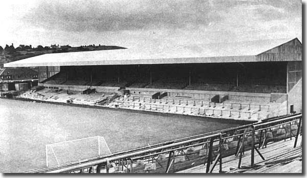 Leeds United’s £130,000 new stand which opened its turnstiles to the public for the 1957-58 season