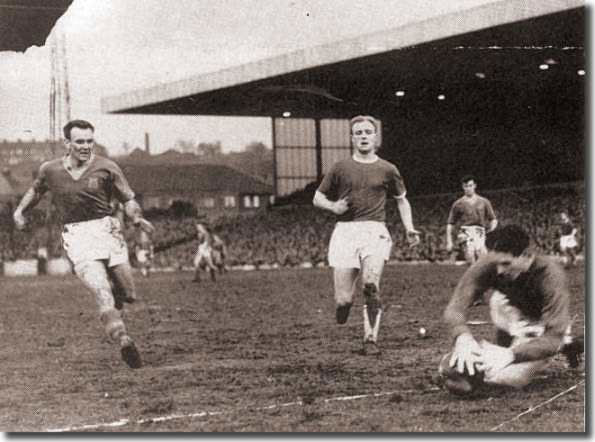 The signing of Don Revie, pictured in action shortly after joining Leeds, was probably the high spot of Bill Lambton's time in charge at Elland Road