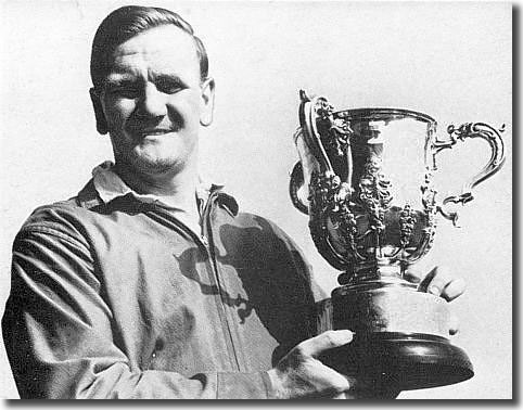 Don Revie with the League Cup in 1968