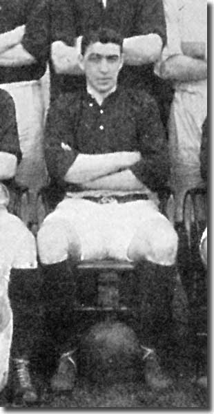 Adam Bowman at the start of the 1908/09 season