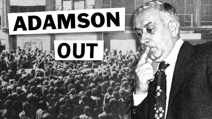 When the Elland Road fans turned against Jimmy Adamson, he was on the slippery slope