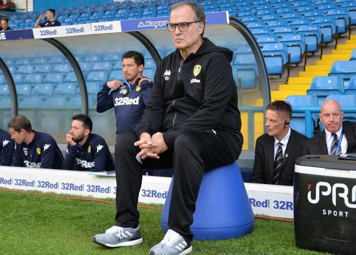 Marcelo Bielsa - genius on a blue bucket