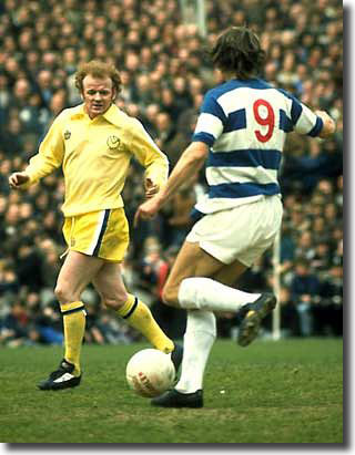 Bremner faces up to QPR's Mick Leach