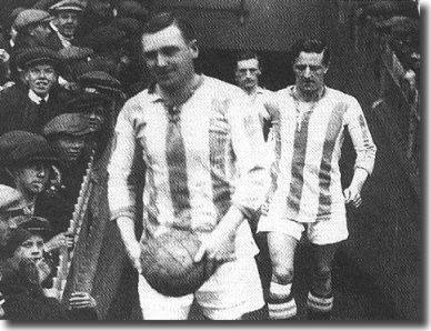 Clem Stephenson, pictured in later years as a Huddersfield player, missed large chunks of the season while he was on service with the Navy