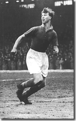The youthful Jack Charlton - shortly after joining Leeds