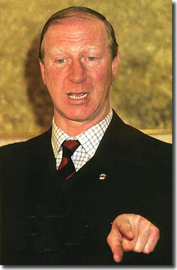Jack Charlton at his first press conference as Ireland manager