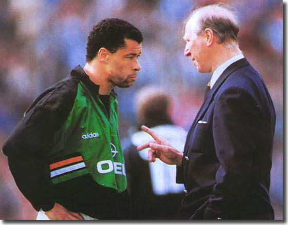 Jack with his Irish main man, Paul McGrath