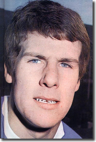 Young Everton striker Joe Royle spent his afternoon harrying Gary Sprake and his side got the reward when Sprake duffed a clearance