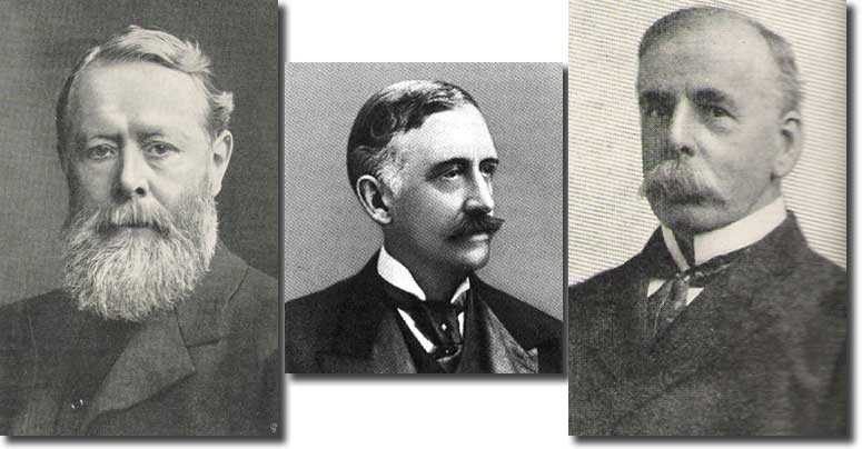 The celebrated triumvirate of Lord Kinnaird, Major Marindin and Charles Alcock,