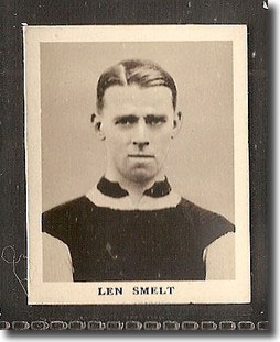Jack Smelt's brother Len, who won the League with Burnley in 1921