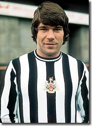 Newcastle striker Malcolm Macdonald