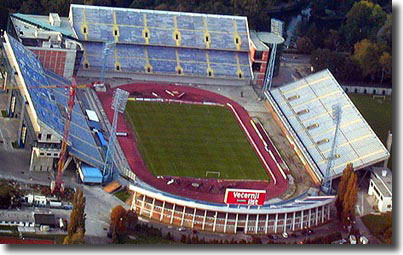 Dinamo's impressive looking Maksimir Stadion