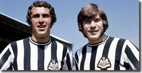 Newcastle skipper Bobby Moncur welcomes new signing Malcolm Macdonald to St James' Park